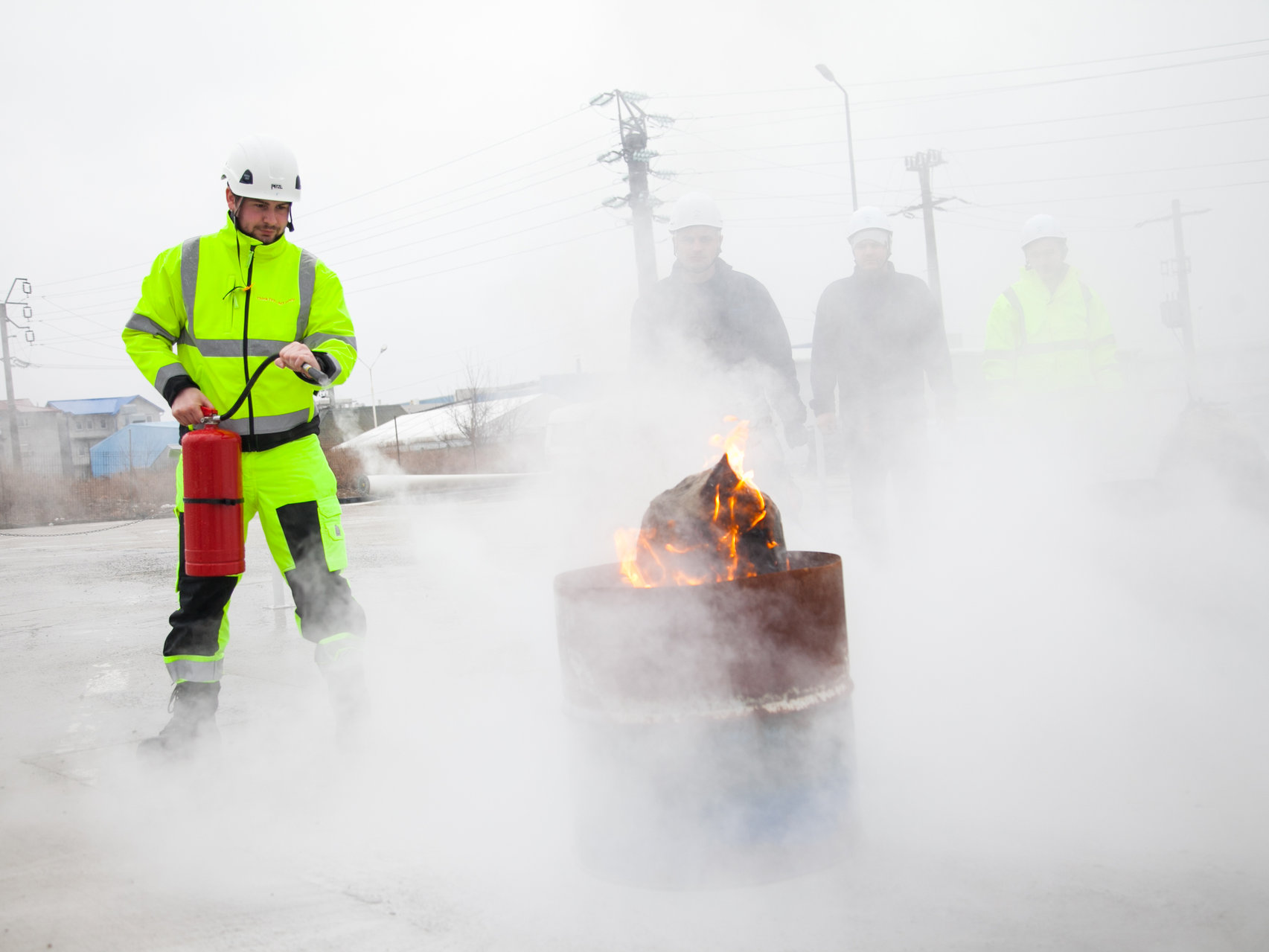 Fire awareness training action RESS Constanta 1