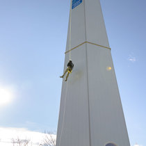 Northern Lights College training tower training action